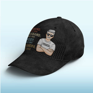 Dad Is My Hero - Family Personalized All Over Print Classic Cap