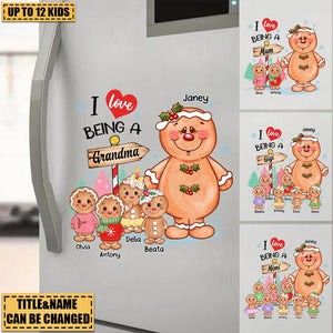 Gift For Grandma Cookies Gingerbreads Personalized Decal Sticker