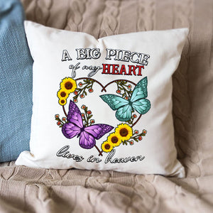Memorial Butterfly Pillow Case