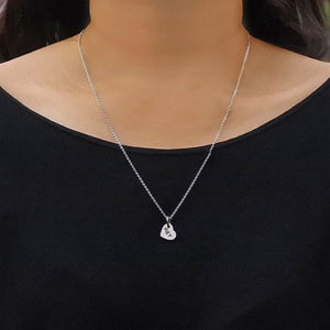 When You See This Keychain Always Remember-Personalized Keychain and Heart Necklace