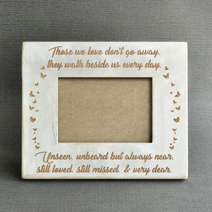 Wood Picture Frame to My Angel