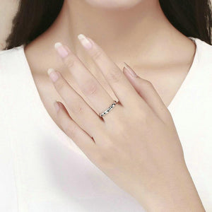 Sterling Silver Pet Paw Print Ring