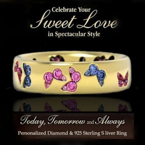 Wish Sale Hot Ring Butterfly Unique Cute Ring