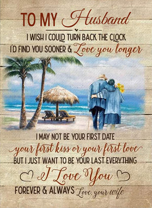 I LOVE YOU - LOVELY GIFT FOR HUSBAND Personalized Poster
