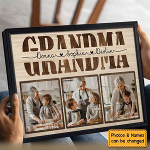 Grandma,Nana With Kids Photo Upload-Gift To My Grandma Canvas