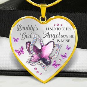 Daddy's Girl Heart Necklace