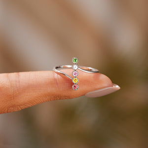 Personalized Birthstones Ring