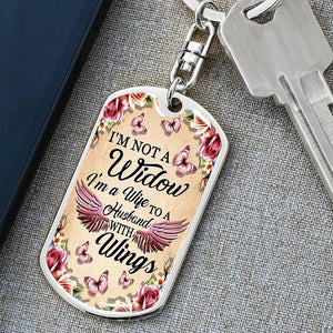 I'm Not A Widow Keychian