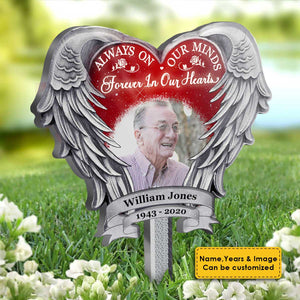 Forever In Our Hearts Personalized Acrylic Garden Stake