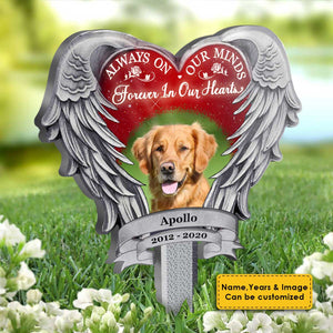 Forever In Our Hearts Personalized Acrylic Garden Stake