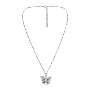Butterfly Picture Locket Necklace