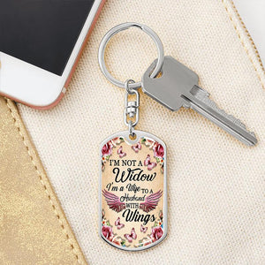 I'm Not A Widow Keychian