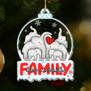 Gift For Family Puzzel Elephant Ornament