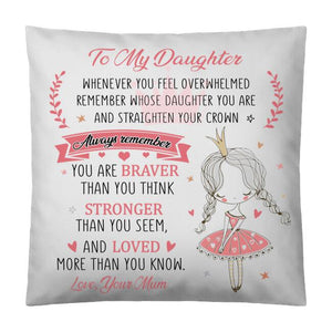 To My Granddaughter/Daughter Pillowcase