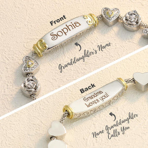 To My Granddaughter/Daughter Personalized Bracelet
