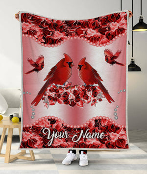 Custom Name Cardinal 3D All Over Printed Blanket