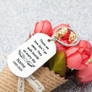 Personalized Engraved Silver Keychain-4