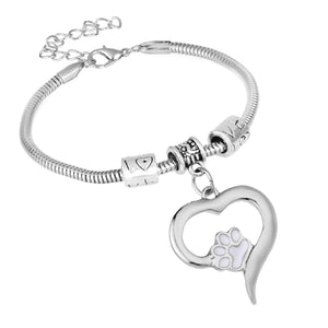 Memorial My Dog Paw Bracelet