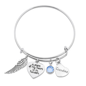Memorial A Piece Of My Heart In Heaven Bracelet