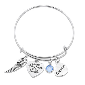 Memorial A Piece Of My Heart In Heaven Bracelet