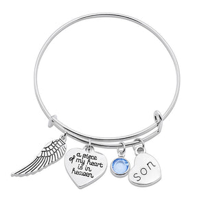 Memorial A Piece Of My Heart In Heaven Bracelet