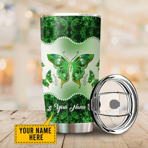 Personalized Butterfly Steel Stainless Tumbler