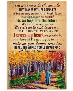 I CROSS MY HEART Poster