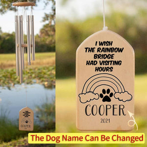 Personalized Rainbow Bridge Wind Chime