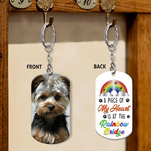 A Piece Of My Heart Memorial Personalized Keychain