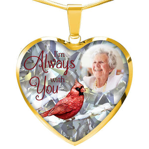 I'm Always With You Memories Customize Photo Necklace