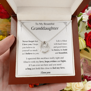 Be Bold and Beautiful - Horse Shoe Necklace-Granddaughter Gift