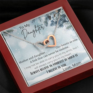 Hearts As One Daughter Necklace