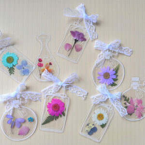 20 PCS Dried Flower Bookmarks(Without dried flowers)