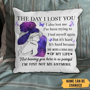 The Day I Lost You Personalized Pillowcase