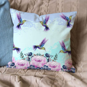 Hummingbird Flying Pillow Case 18*18''