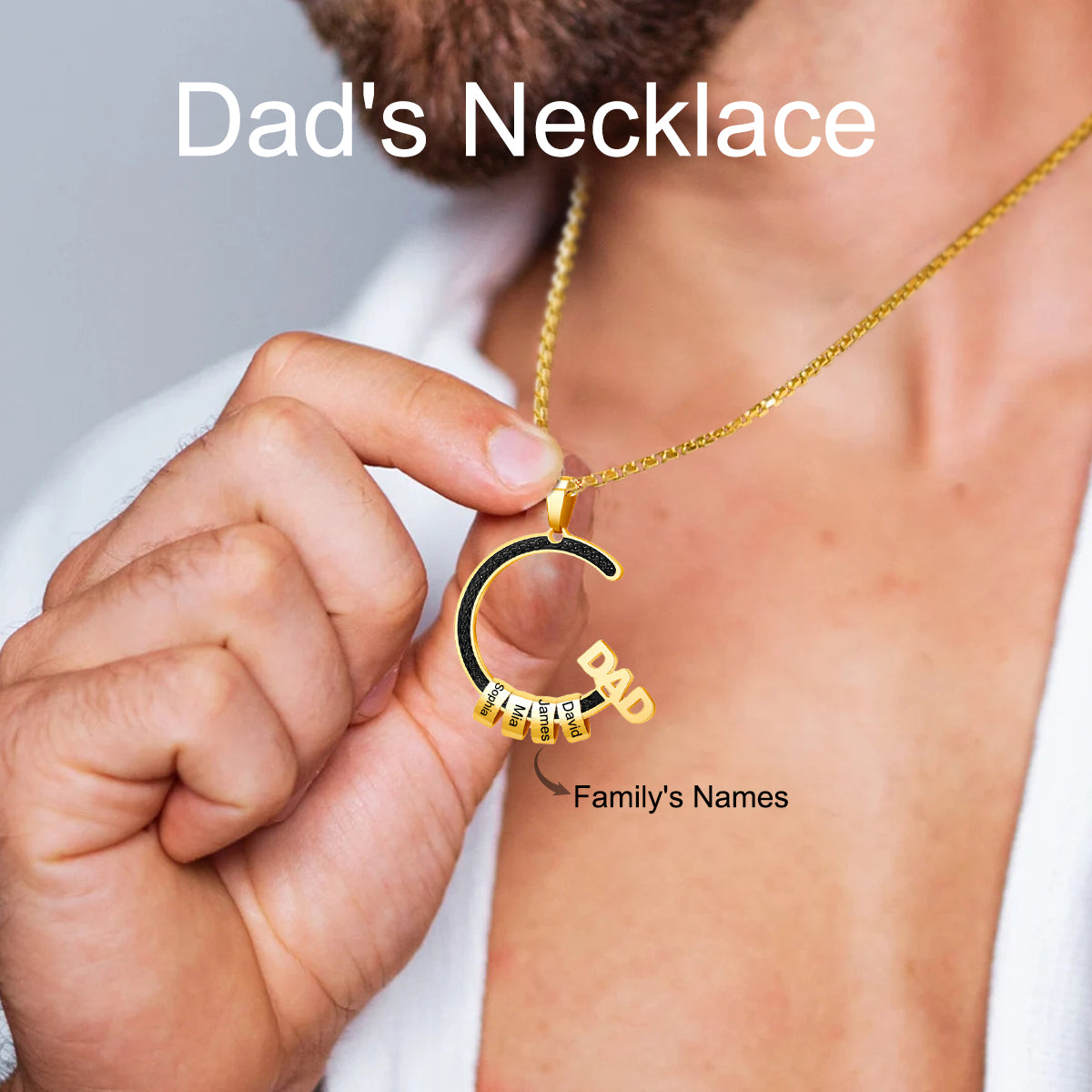 Personalized Name Necklace, Father's Day Gift