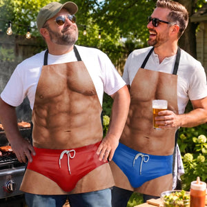 Funny 3D Muscle Man Body -Personalized Apron