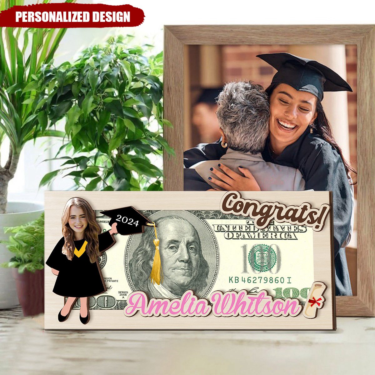 Congraulation On Your Graduation Personalized Money Holder