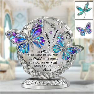 Two Souls One Flight - Personalized Memorial Acrylic Plaque