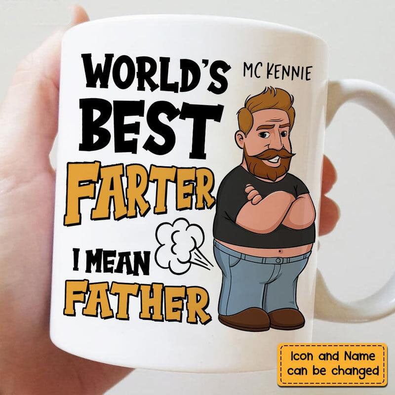 World's Greatest Farter Mug-Personalized Gift For Dad