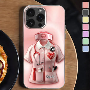 To My Favorite Nurse, Personalized Clear Phone Case, Gift For Nurses