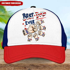 Best Dad Ever  Gift For Father, Grandpa, Grandfather - Personalized Classic Cap