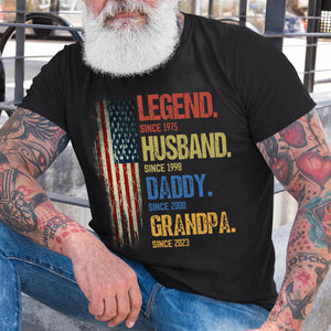 From Legend To Papa - Personalized T-shirt