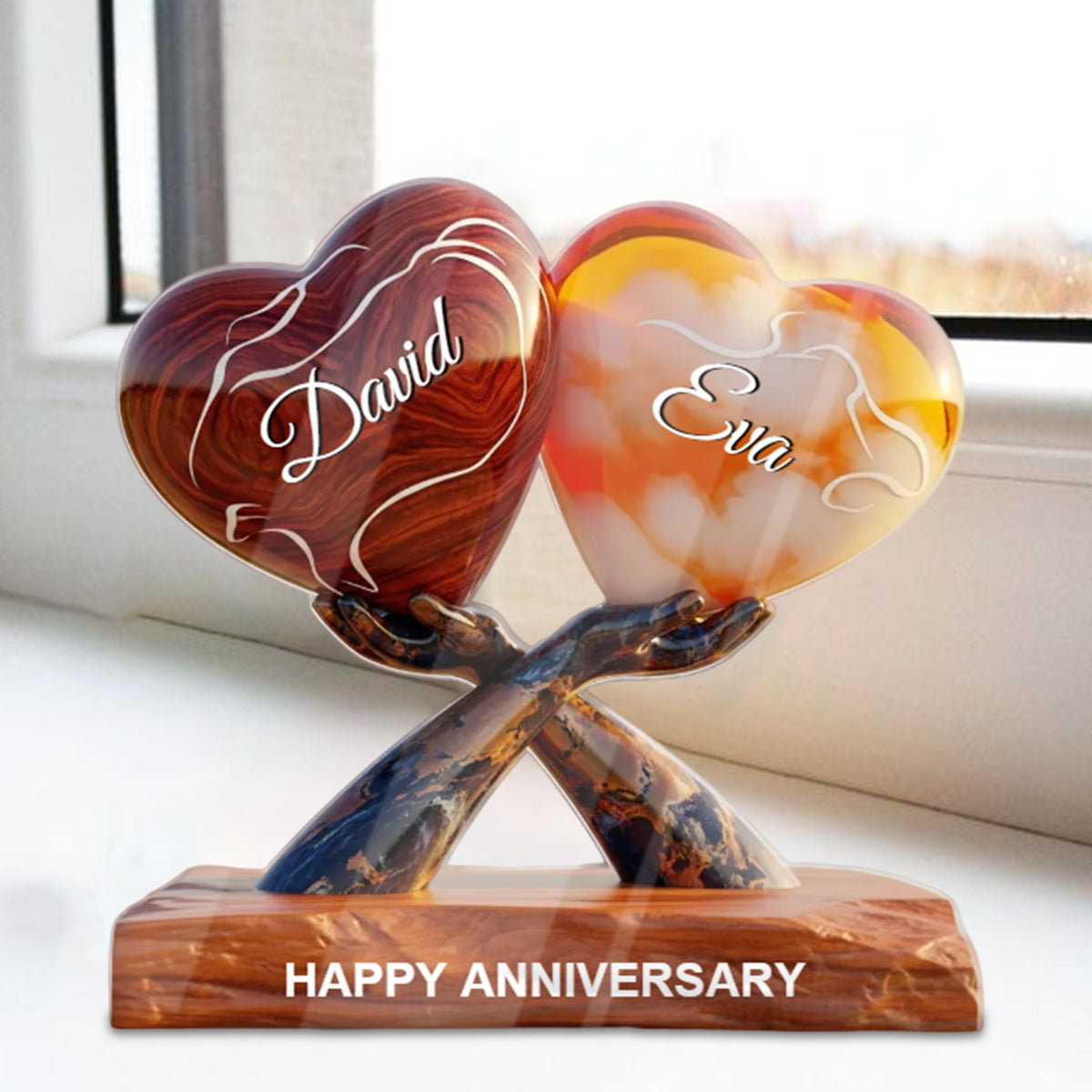 You & Me Together Forever - Personalized Acrylic Plaque For Couple