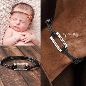 First Time Dad Gift, Bracelet For New Dad
