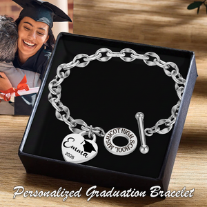 Personalized Custom Name Graduation Bracelet, Class of 2026