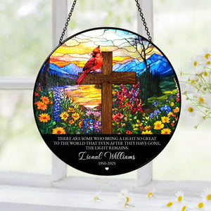 Custom Memorial Suncatcher, Sympathy Gift, Loss Of Mom Dad