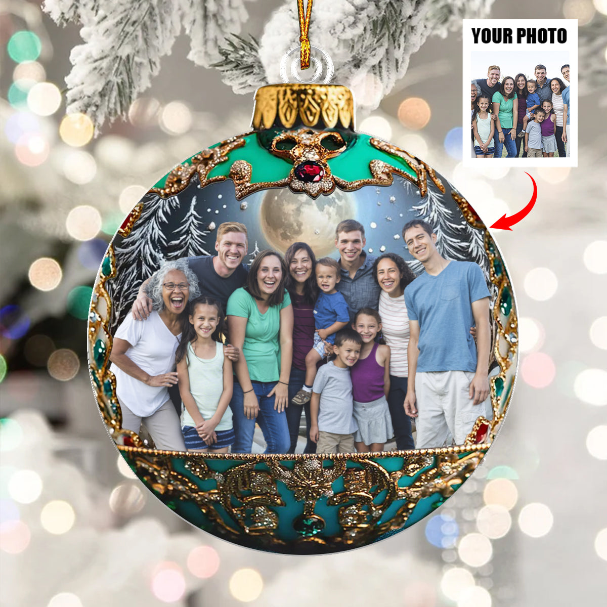 Makes Christmas Special - Family Personalized Custom Ornament