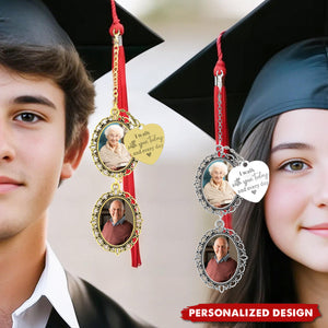 SAURON Personalized Graduation Memorial Photo Charm With Loving Memory Saying