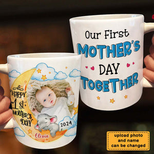 First Mother's Day Elephant Photo Mug